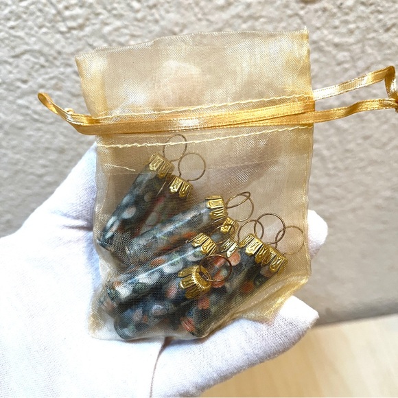 Ornaments Set of 10. One of a Kind. Brass, painted & Sealed. NWT. - Picture 5 of 12